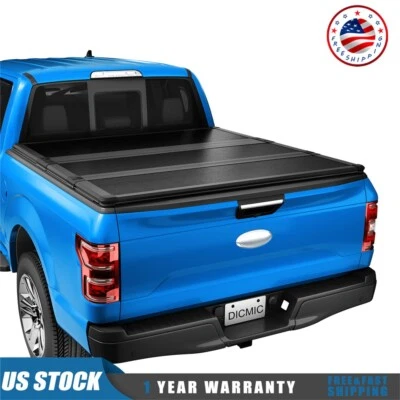 NEW Tonneau Cover Tri-Fold Hard FRP 6.5ft/6.6ft For Ford F-150 Truck Bed 2004-14 Foto 1 de 4