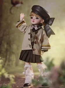 Nuevo Vestido Ropa Peluca de Pelo Zapatos Para Muñeca 1/6 BJD Qiu C - Imagen 1 de 10