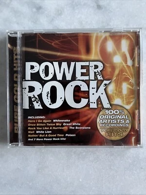 Power Rock (CD 2000) 1980's Poison, Whitesnake, Winger, Ratt, Cinderella... OOP — 第 1/3 张图片