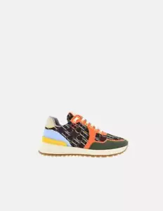 Carolina Herrera Brown Canvas Sneakers - Picture 1 of 5
