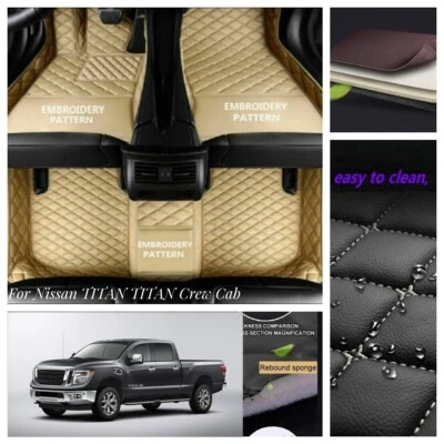 Alfombrillas impermeables para automóviles Nissan Titan Titan doble cabina para Nissan Titan Foto 1 de 4