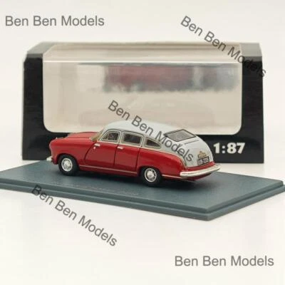 NEO SCALE MODELS 1/87 Borgward Hansa 2400 Resin Car Limited Collection Red - Image 1 of 4