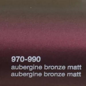 25,5€/m² Oracal 970RA 990 Aubergine Bronze Matt Premium Shift Cast Folie Auto - Bild 1 von 3
