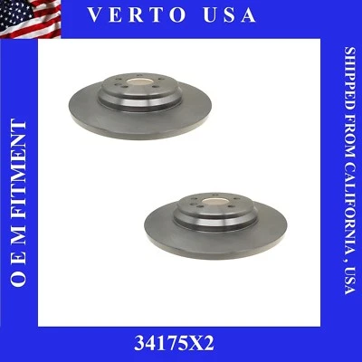 Rear Brake Rotors Fit Mercedes Benz ML430 2000-2001, ML500 2002-2005, ML55 AMG  - Image 1 of 2