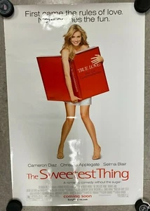 2002 FILMPLAKAT *THE SWEETEST THING* 27X40" DIAZ APPLEGATE BLAIR M4 - Bild 1 von 3