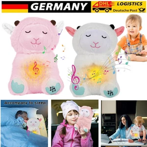 Snooze Sleep Aid Baby Schaf Kuscheltier mit Herzschlag Schaf Baby Spielzeug DHL - Bild 1 von 14