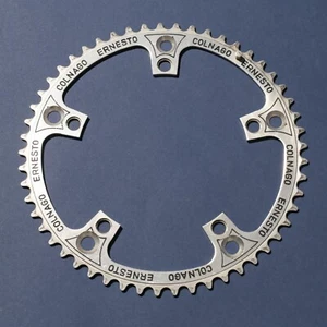 Rare Vintage Colnago Campagnolo Super Record Pantographed Drillium 53t Chainring - Picture 1 of 7