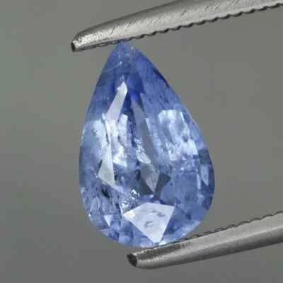1.33 Ct Natural Blue Sapphire Heated Ceylon Pear Shape Loose Gemstone See Video - Image 1 of 2