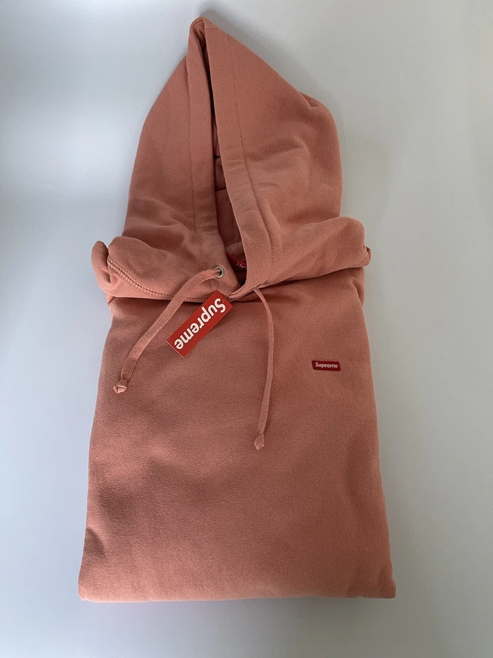 Sudadera con capucha Supreme Small Box Logo Dusty Coral SS21 Foto 1 de 1