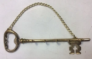 Portachiavi scheletro da appendere in ottone 5 ganci lunghi 8" - Foto 1 di 9