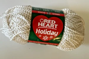 YARN Red Heart Holiday  Aran Gold Acrylic METALIC 215 yards 3.5oz - Picture 1 of 4