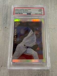 2003 Topps Gallery Rainbow Refractor Mariano Rivera #53 HOF New York Yankees