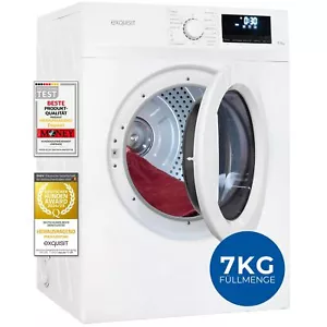 Exquisit Wäschetrockner 7kg, Trockner, Ablufttrockner, TAE70-70 weiss - Bild 1 von 9