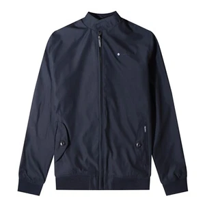 Lambretta Harrington Jacket L Men's Navy Jacket Regular Fit - Picture 1 of 15