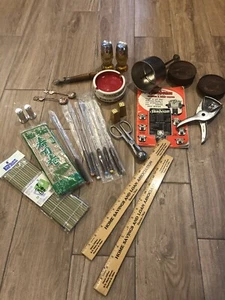 Vintage Kitchen-Junk Drawer-Miscellaneous Mixed Lot: Fondue Forks-Garlic Press - Picture 1 of 12