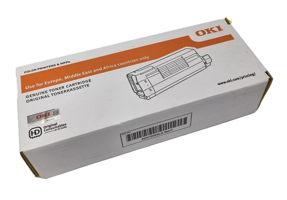 Original Genuino OKI 44318605 C710,C711,C711WT,C711DM Amarillo Cartucho Toner - Imagen 1 de 1