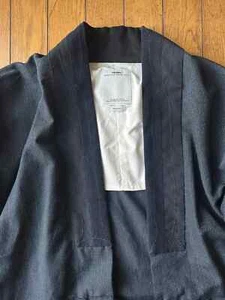 VISVIM RUUNPE COAT PINSTRIPE SIZE 2 (M) - Picture 1 of 3