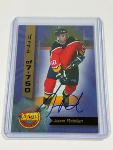 1995 Signature Rookies Signatures /7750 Jason Podollan #13 Rookie Auto RC - Picture 1 of 2