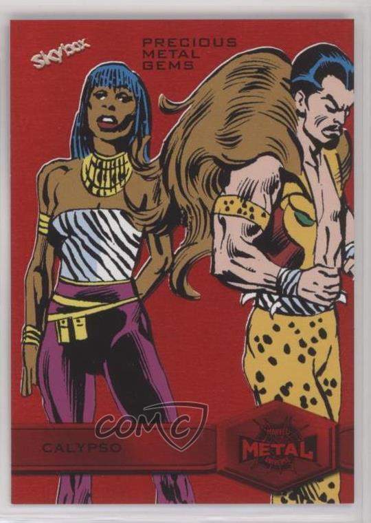 2022 Marvel Metal Universe Spider-Man High Series PMG Red 99/100 Calypso #115