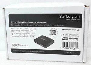 Startech .com DVI to HDMI Video Converter With Audio DVI2HDMIA - Picture 1 of 6