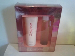 VINTAGE INNOXA GINGHAM GIFT SET 2PCS WOMEN'S PERFUME FRAGRANCE DISCONTINUED RARE - Picture 1 of 5
