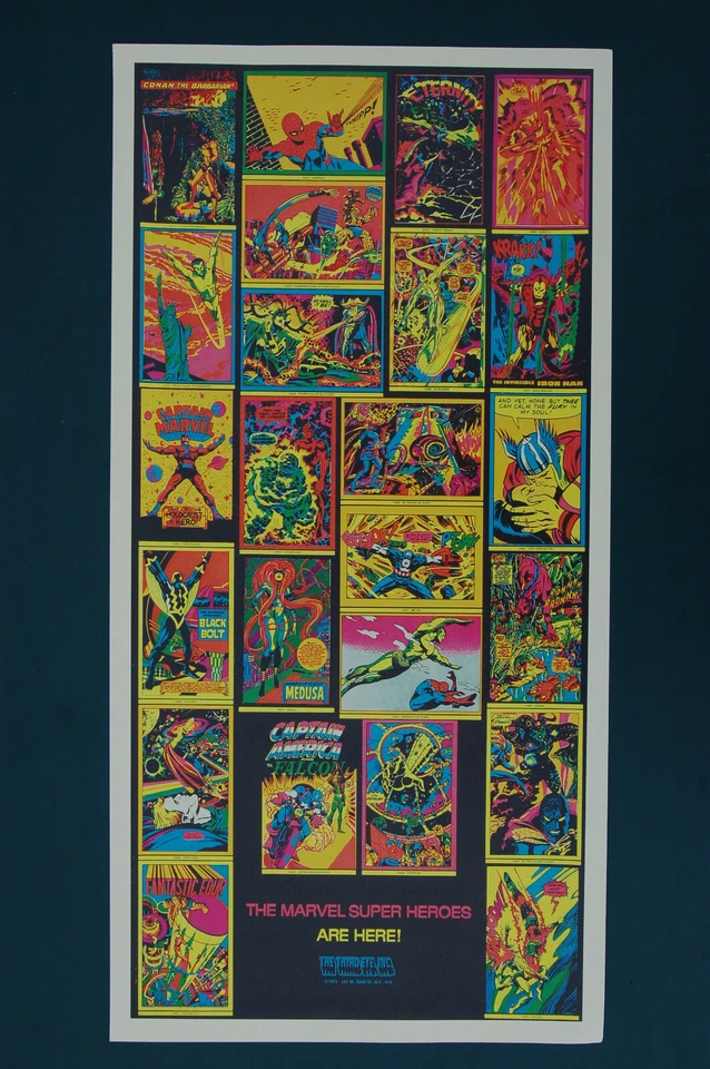 Marvel Comic Books advertisement promotional poster 1971 - Image 1 of 1