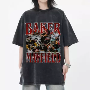 Baker Mayfield Limited Football Bootleg Tee Vintage 90s Graphic Shirts Retro App - Picture 1 of 5
