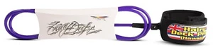 Hairy Deck Pro (Hawaii) PRO Series Surf Leash PURPLE 6 FT - Picture 1 of 3