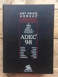 ADEC 98 Falk's Art Price Annual International Reference 1998 Edition Ehrmann - Picture 1 of 2