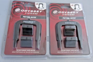 2-LOTTI Odyssey Golf Putting Gates aiuto allenamento putting aid set di 2 50 mm e 60 mm - Foto 1 di 3