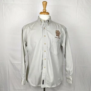 Disney Cruise Line Men's Sz S Button-Do Long Sleeve "Disney Magic" Shirt Beige - Picture 1 of 7