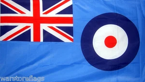 RAF ENSIGN FLAG 18"X12" ROYAL AIR FORCE R.A.F. MILITARY BRITAIN BRITISH FLAGS - Picture 1 of 2