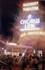 A CHORUS LINE ORIGINAL 84" X 42" ROLLED 1978 BROADWAY THEATRE POSTER - Picture 1 of 1