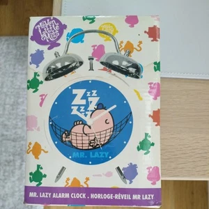 Mr Men - Mr Lazy Novelty Alarm Clock 2010 (UNBOXED NEVER OPENED) - Picture 1 of 3