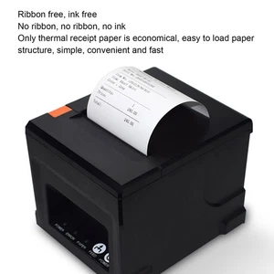 80mm POS Printer USB Thermal Receipt Printer Printing Printer With Auto Cutter - Picture 1 of 11
