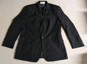 Doc & Amelia Mens Black 100% Polyester Blazer Jacket 25 - Picture 1 of 9