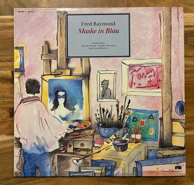 Fred Raymond Maske In Blau - Vinyl LP *Rudolf Schock, Marika Rökk, K.-E. Mercker - Bild 1 von 4