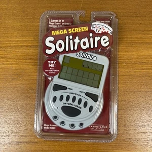 NEW ~ Mega Screen Solitaire Handheld Game Model 77803 Sealed Classic Game - Picture 1 of 6