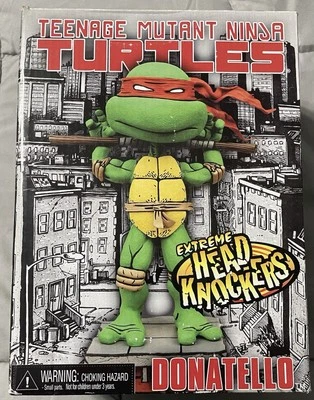 NECA TMNT Donatello Head Knocker Teenage Mutant Ninja Turtles 2010 Bobble Foto 1 de 4
