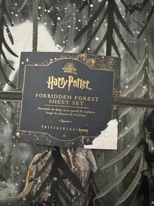 Pottery Barn Teen Harry Potter Forbidden forest sheet set queen new - Picture 1 of 5