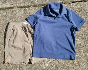 Abercrombie Kids Boys 2 Piece Set Size 11/12 Shorts & Johnnie Collar Icon Polo  - Picture 1 of 5