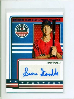 2023 Panini Stars & Stripes Auto Sean Gamble Royals - Image 1 of 2