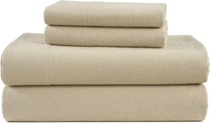 100% Baumwolle King Flanell Bettwäsche Set - Gebürstet für Extra Weichheit - Leicht & - Bild 1 von 7