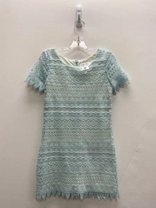BLUSH SIZE 10 Powder Blue Lace Girl's Dress - Picture 1 of 1