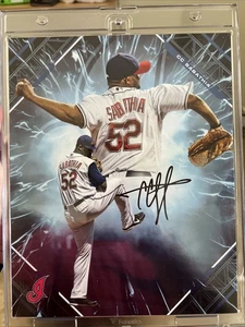 2025 Fanatics Emanate Under Wraps 8x10 CC Sabathia Auto Blue /10 Indians - Picture 1 of 2