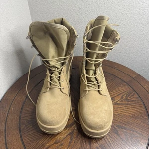 Herren Militär Kampfstiefel hellbraun Größe 10,5 W – hergestellt in den USA, ASTM F2413 EH - Bild 1 von 7