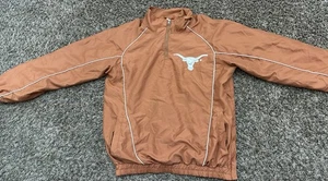 Vintage Texas Longhorns 58 Sport 1/4 Reißverschluss Pullover Rückenschlag Erwachsene Gr. Small - Bild 1 von 6