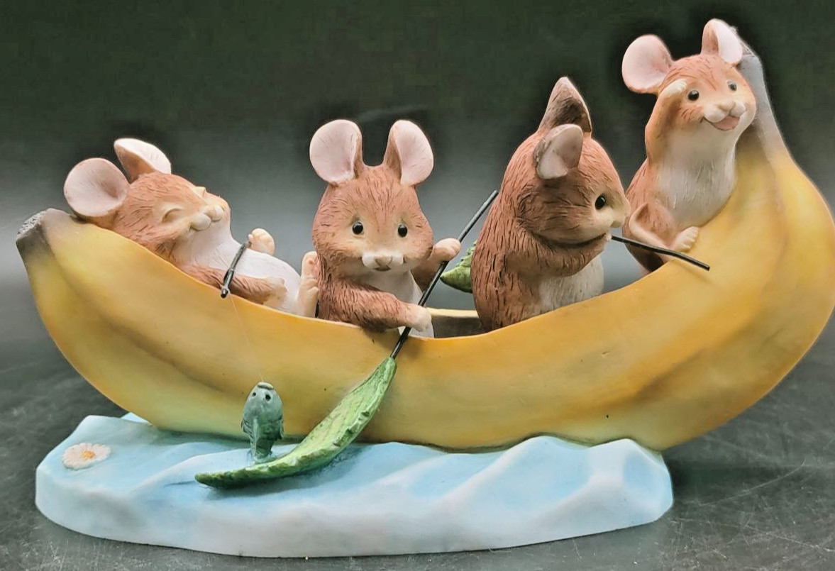 Border Fine Arts ネズミ 親子 フィギュリン 置物英国製