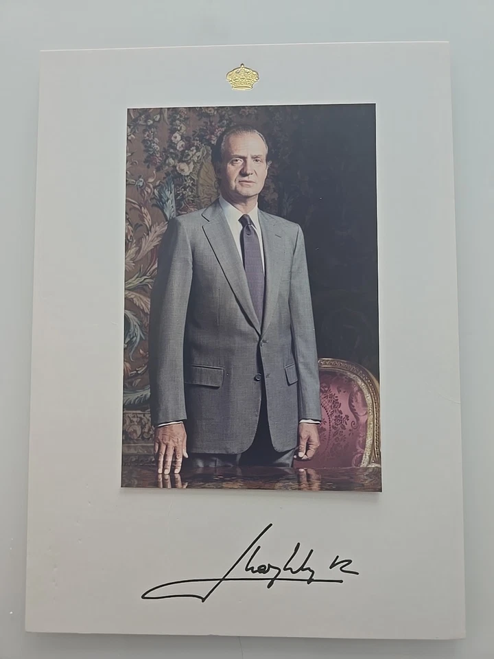 König JUAN CARLOS I Print signed original Foto 20x27 Autogramm  - Bild 1 von 1