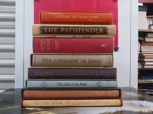 The Heritage Press Lot 0f 8 Books - Imagen 1 de 17